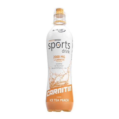 SPORTSKO PIĆE + L-KARNITIN 500ml - Ice Tea Peach