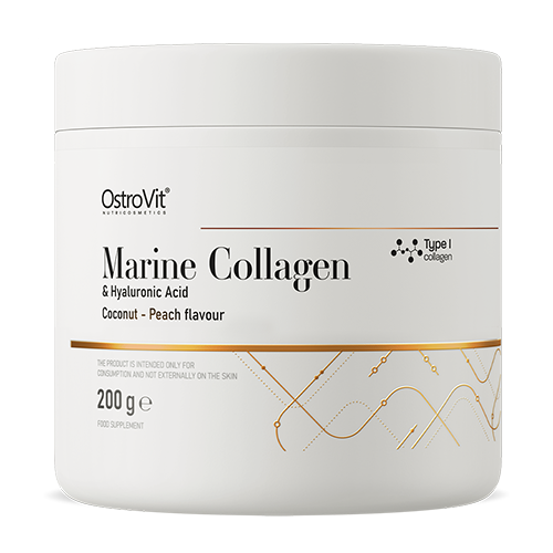 MARINE COLLAGEN + HYALURONIC ACID + VITAMIN C 200 g Elit NUTRITION